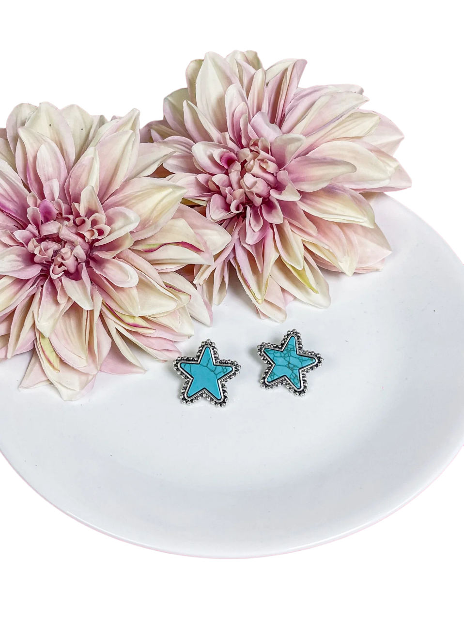 Southern Grace Women's The Moon & The Stars Turquoise Earrings
