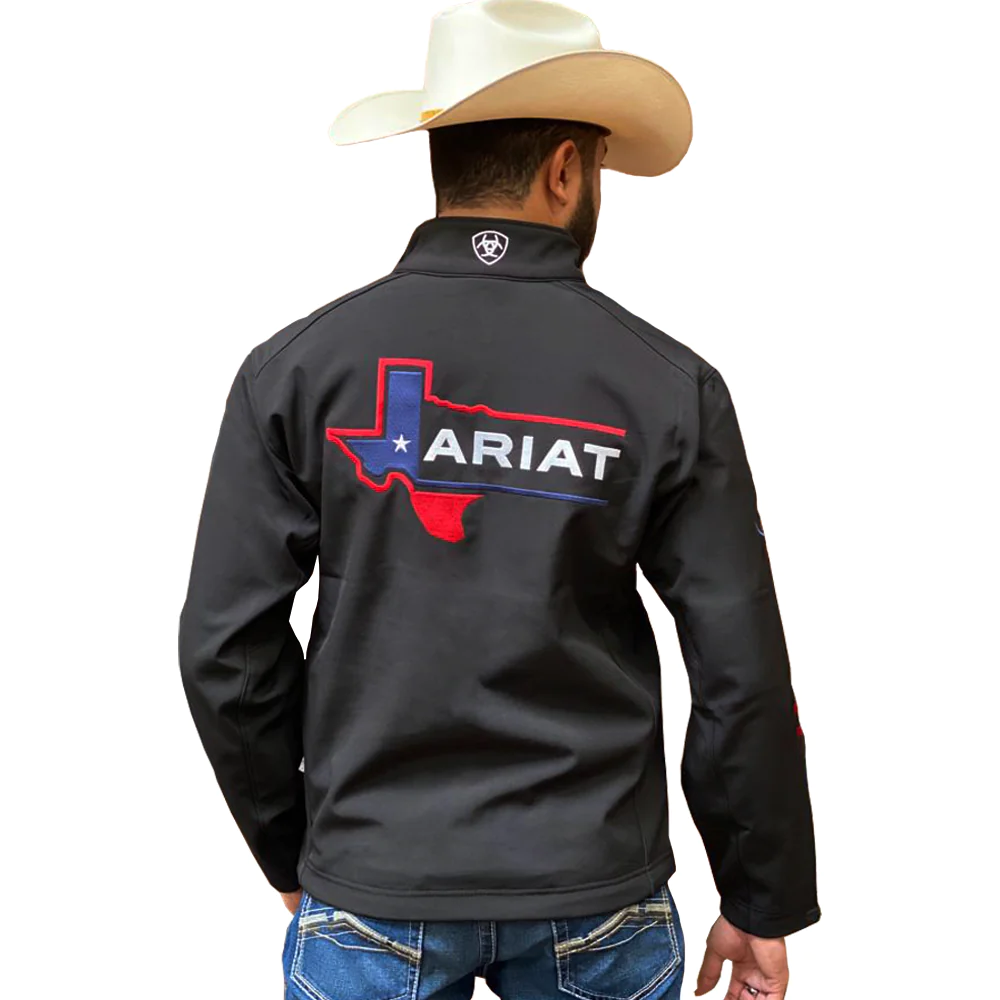 Ariat Men's Texas Softshell Black Jacket
