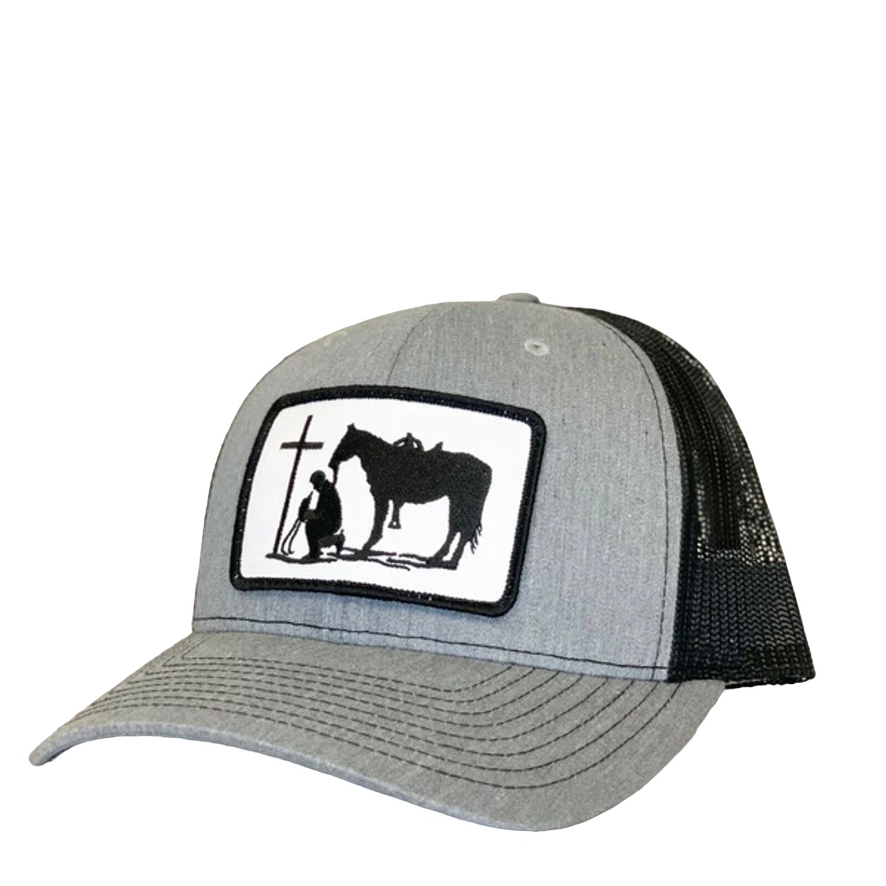 Dally Up Men's Grey Cowboy Praying Cap
