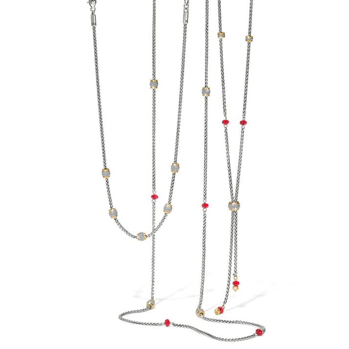 Brighton Women's Meridian Red Two Tone Long Necklace