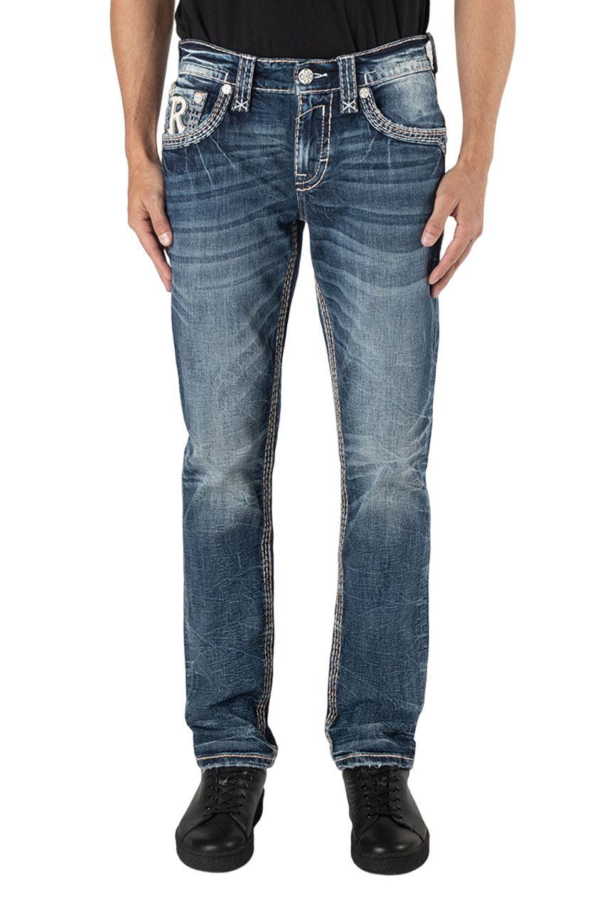 Rock fashion Revival jeans men new with tags