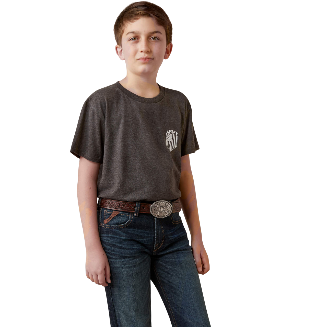 Ariat Boys Patriot Badge T-Shirt