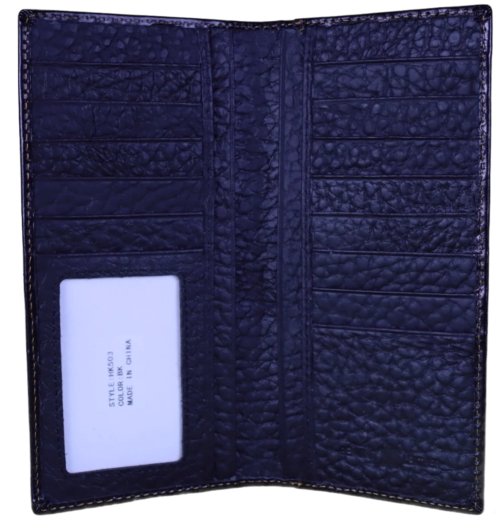 Top Notch Men's Black Bullrider Concho Wallet