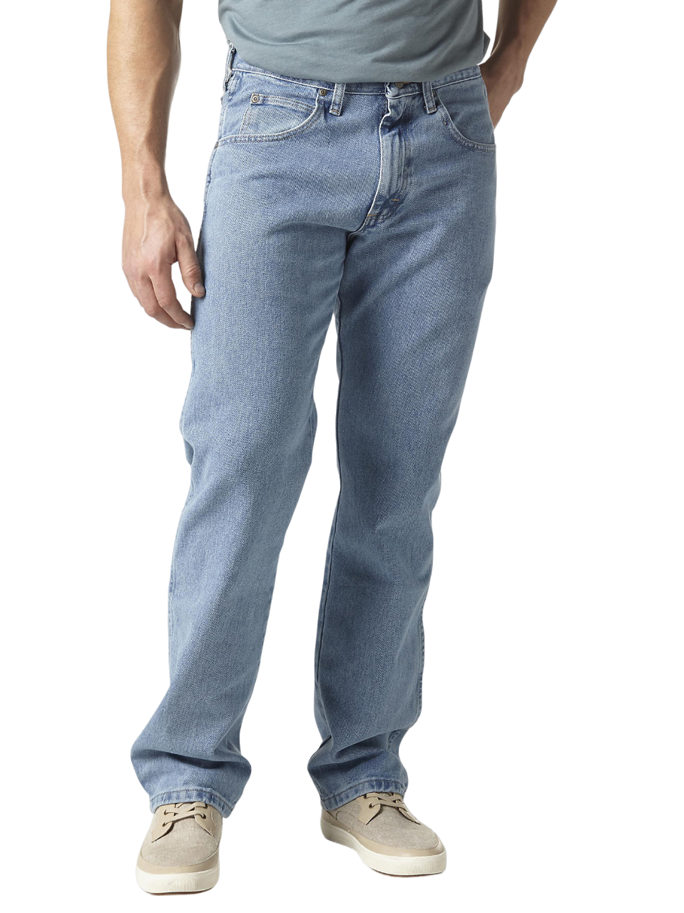 Wrangler Men's Rugged Wear Relaxed Fit In Vintage Indigo Jean
