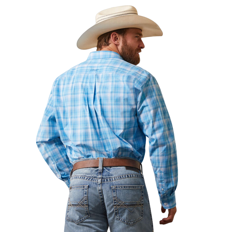Ariat Men's Lyle Classic Fit Blue Shirt