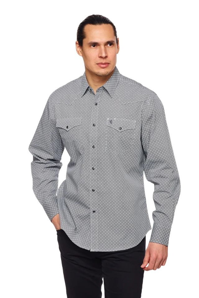 Avalon Men´s Long Sleeve Grey Shirt