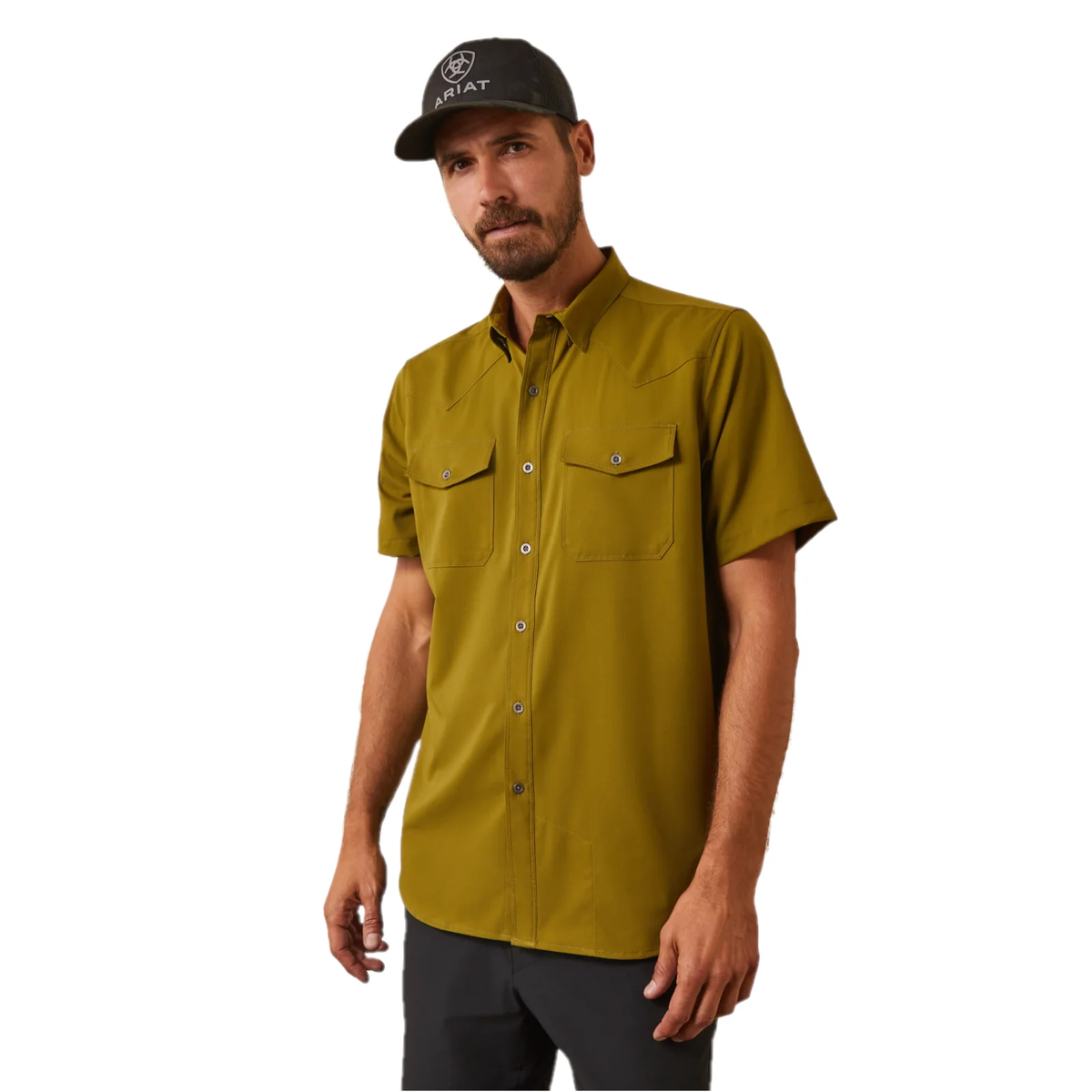 Ariat Men's VentTEK Avocado Green Shirt