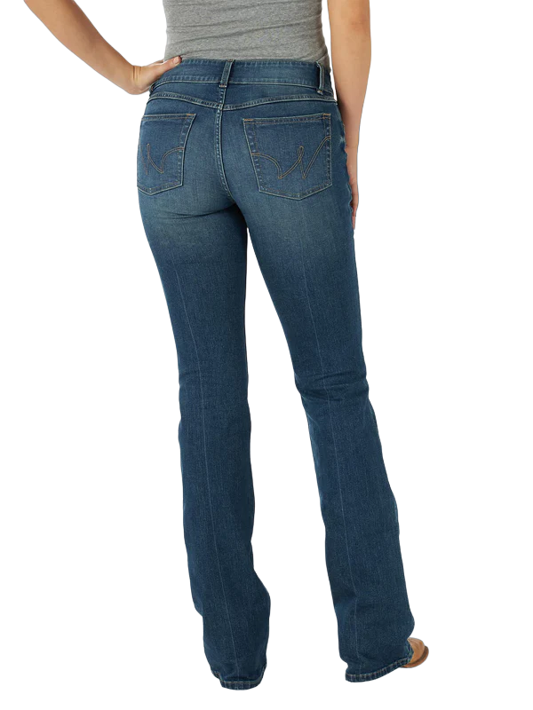 Wrangler Women's Essential Mid-Rise Bootcut Jeans