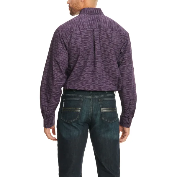 Cinch Men's Dark Purple Western Shirt
