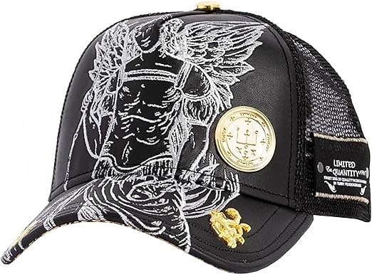 Scully Leathers Red Monkey St. Raphael Mesh Trucker Cap