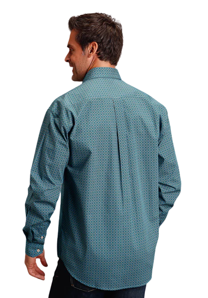 Stetson Apparel Men's Four-Leaf Foulard Shirt