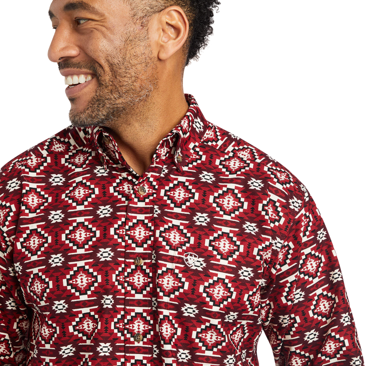 Ariat Men's Wylie Classic Red Shirt
