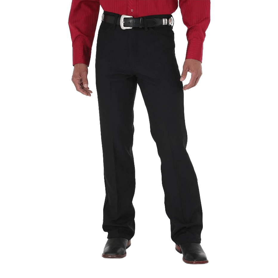 Wrangler Men's Black Dress Jeans