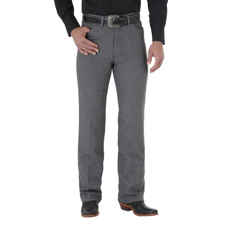 Wrangler Men's Wrancher Heather Grey Polyester Jeans - Big