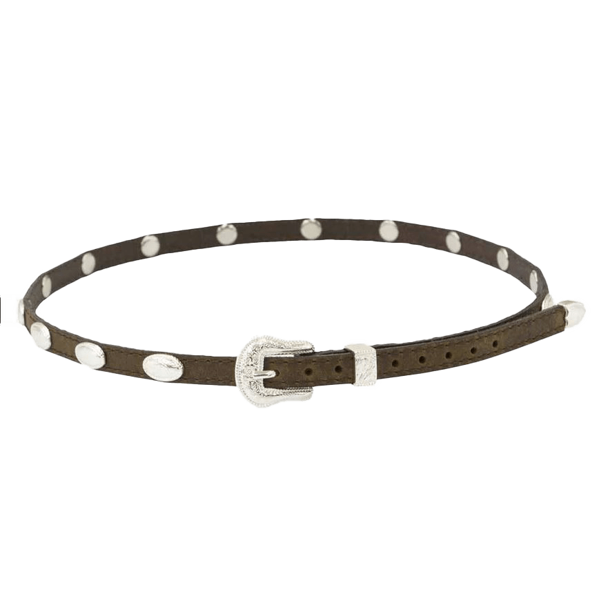 Twister Unisex Genuine Leather Brown Hatband