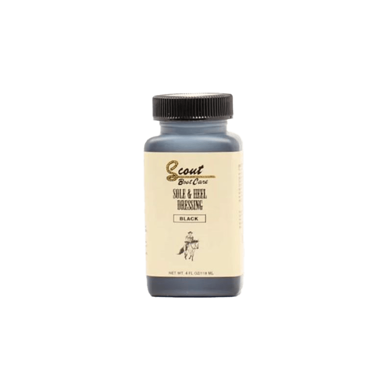 M&F Unisex Scout Sole And Heel Dressing Black Polishes