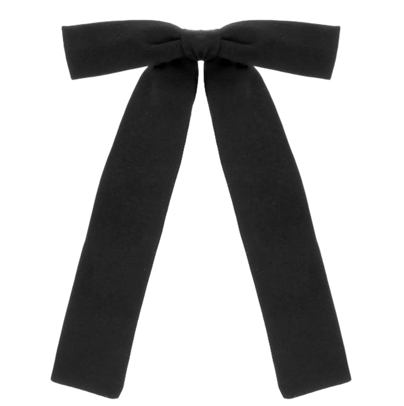 M&F Youth Black Colonel Clip-On Tie
