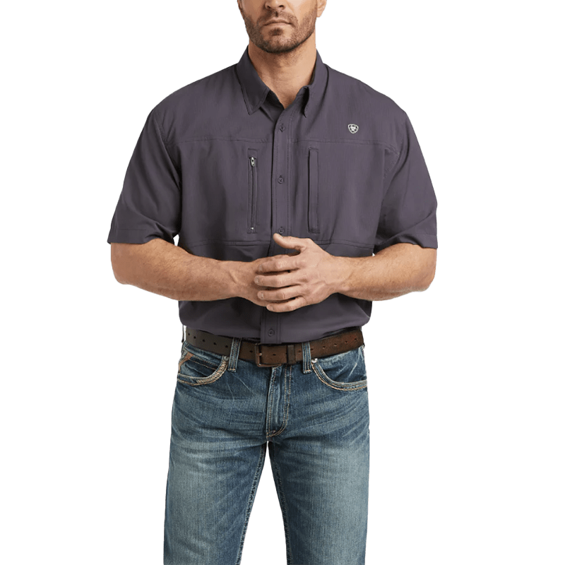 Ariat Men's Grey VentTek Classic Fit Shirt