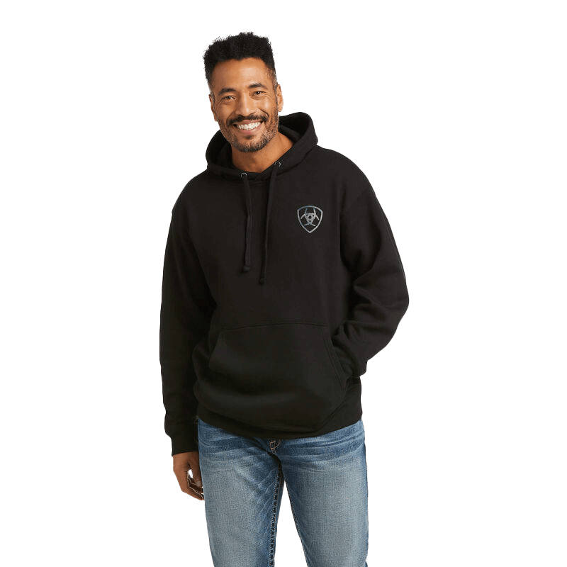 Ariat Men's Patriot 2.0 Gray Hoodie