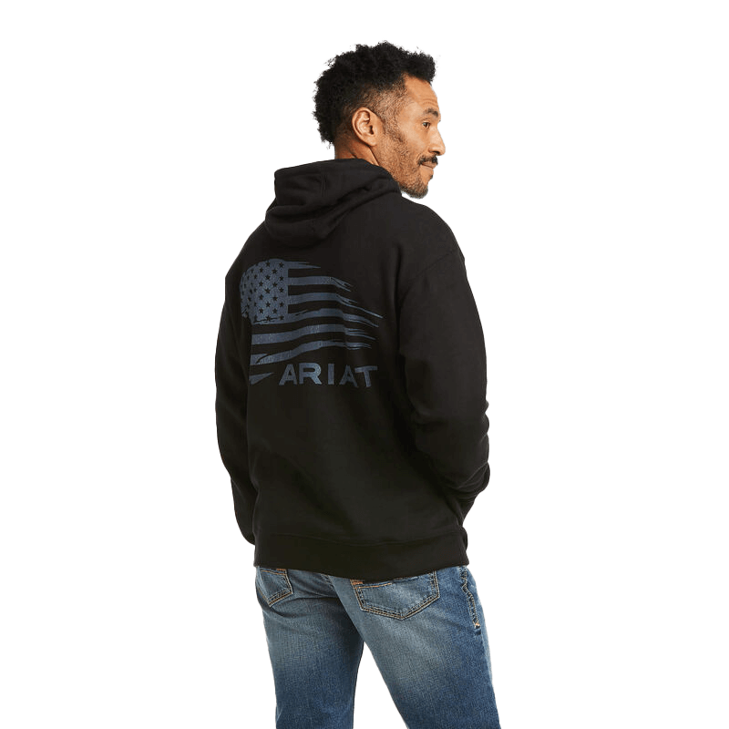 Ariat Men's Patriot 2.0 Gray Hoodie