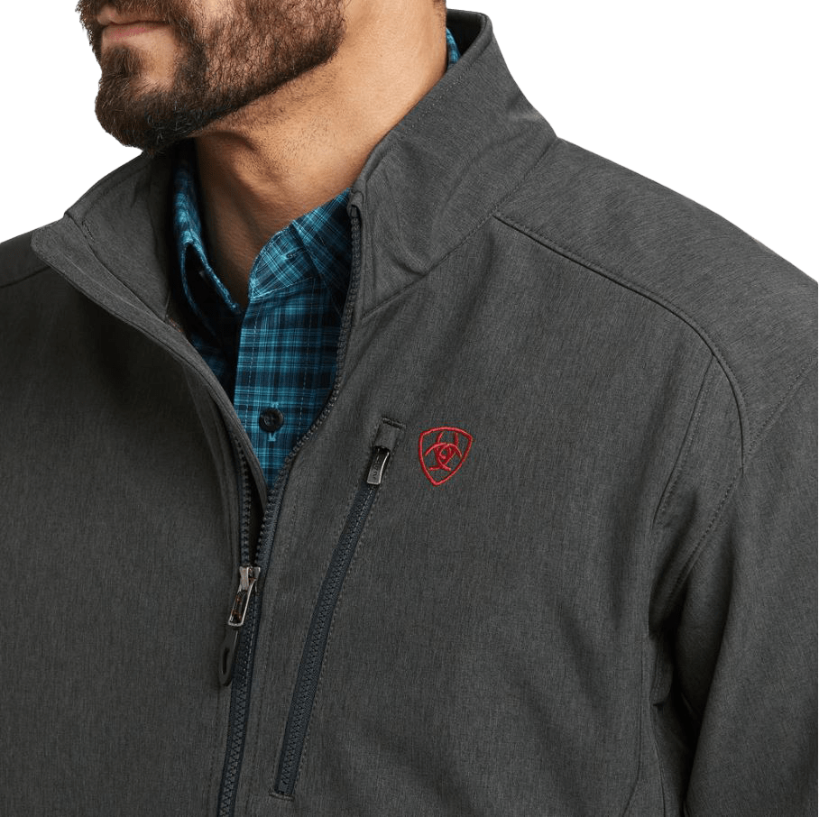 Ariat Men's Charcoal Americana Softshell Jacket