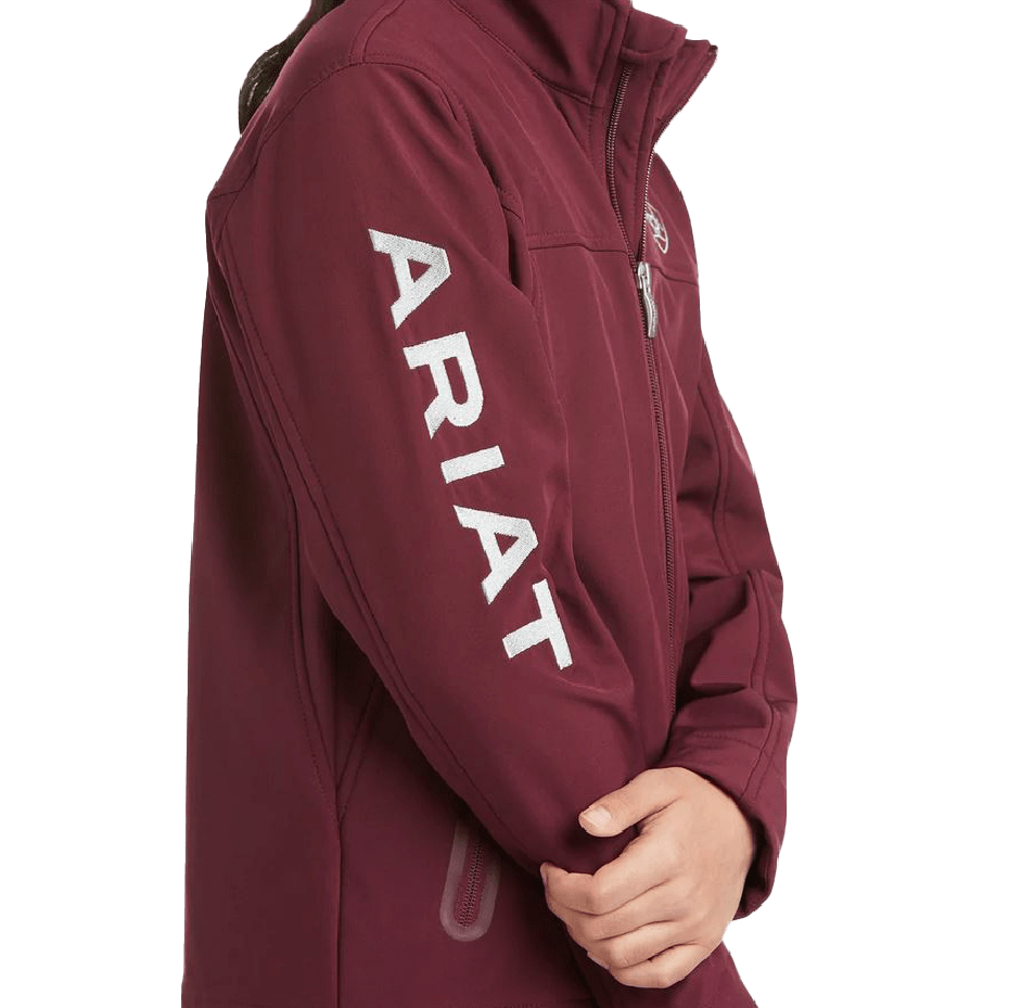 Ariat Youth New Team Windsor Wine Softshell Jacket