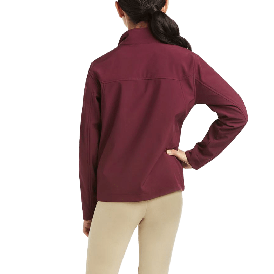 Ariat Youth New Team Windsor Wine Softshell Jacket