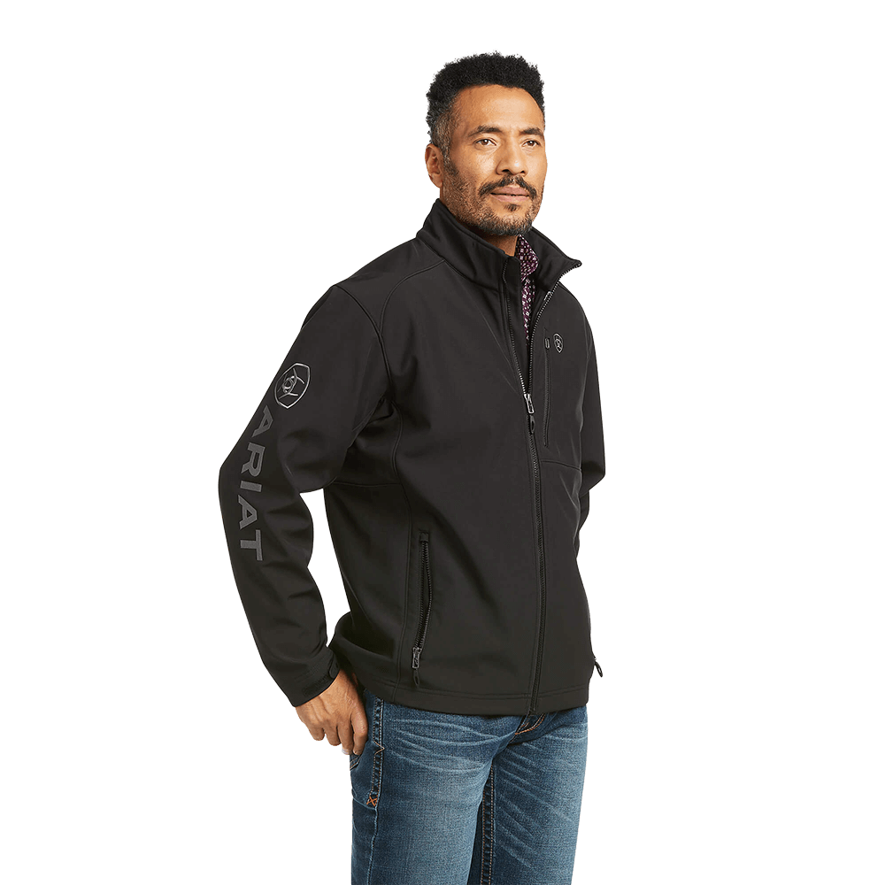 Ariat Mens Logo 2.0 Patriot Softshell Black Concealed Carry Jacket