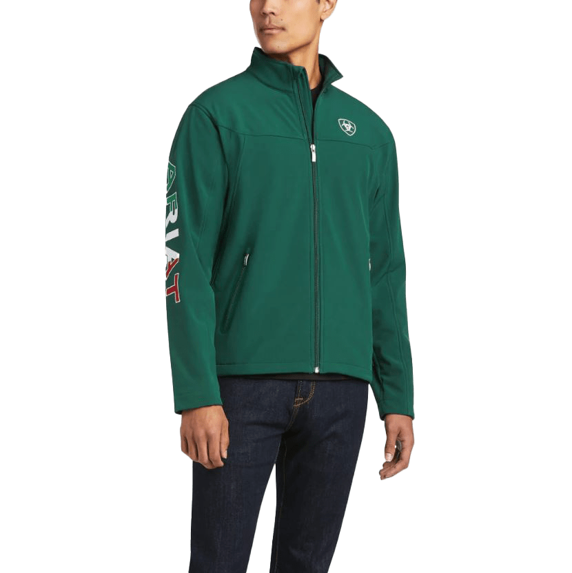 Premium Ariat Mexico Team Softshell Jacket: Warm, Stylish Water