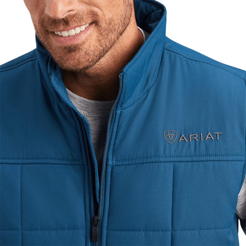 Ariat Men's Crius Concealed Carry Majolica Blue Vest