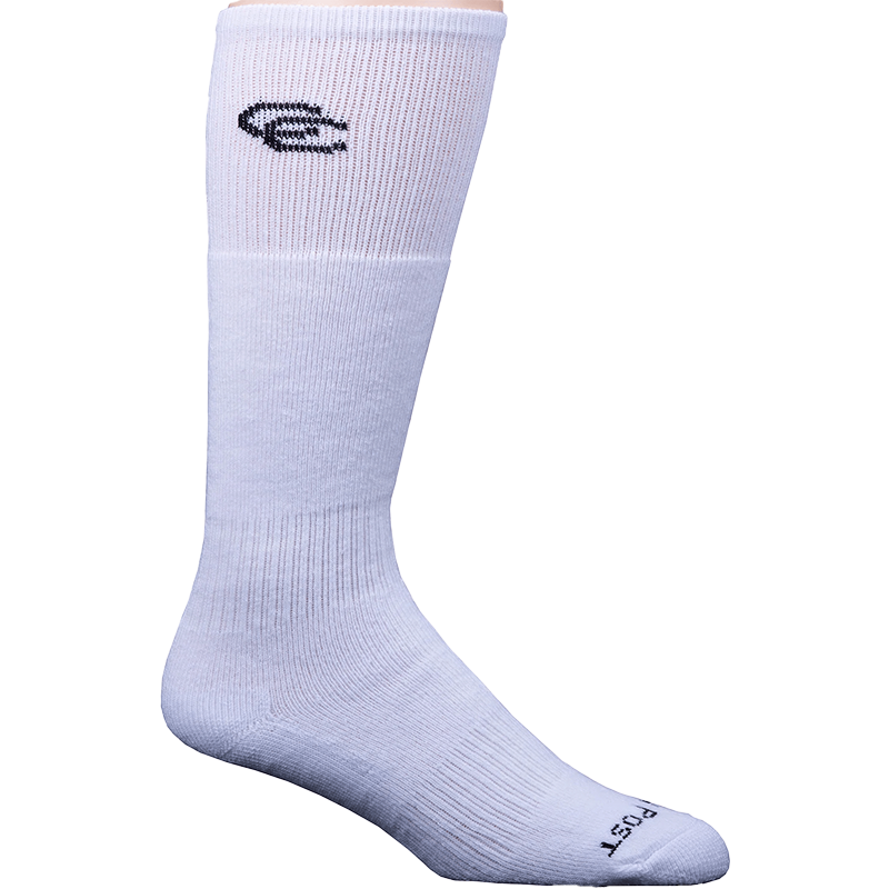 Dan Post Men's White Over The Calf Socks
