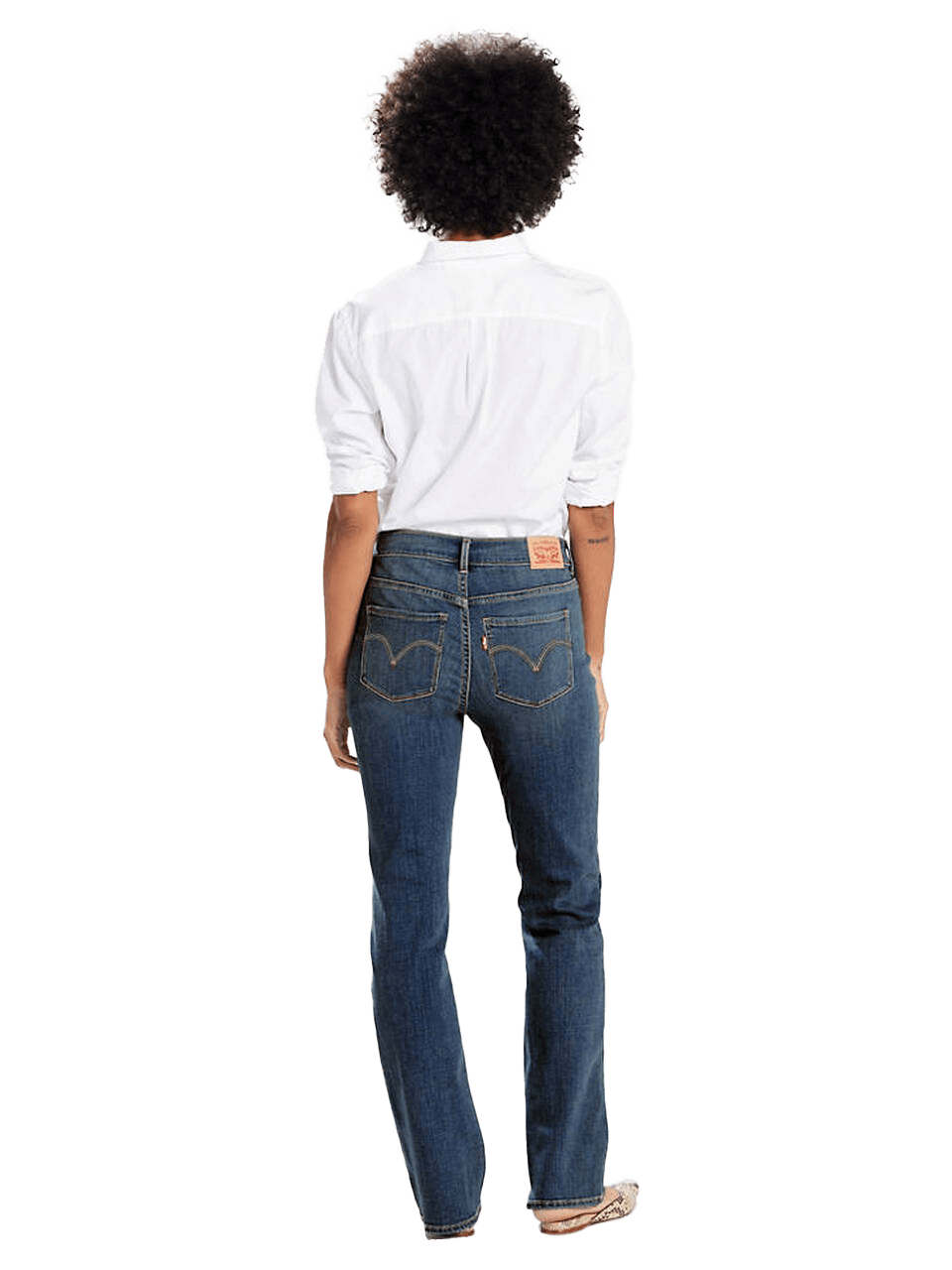 Levi's Women's Classic Fit Bootcut Lapis Hits of Embroidery Jeans