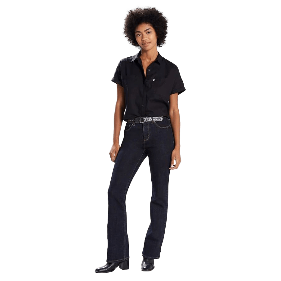 Levi Strauss Women's Classic Bootcut Lapis Island Blue Jeans