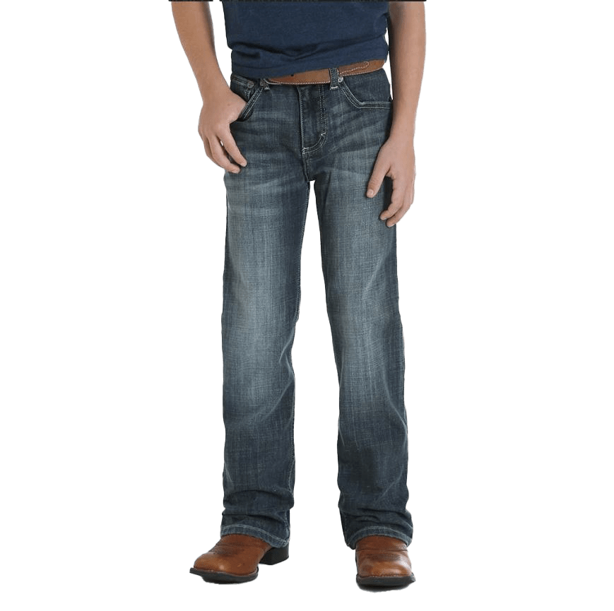 Wrangler Boys Vintage Bootcut Slim Fit Jeans