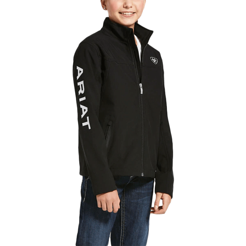 Ariat Youth New Team Black Softshell Jacket