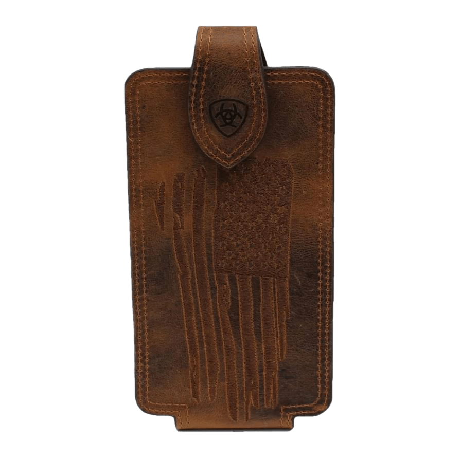 Ariat Case Usa Flag Large Clip Phone Case