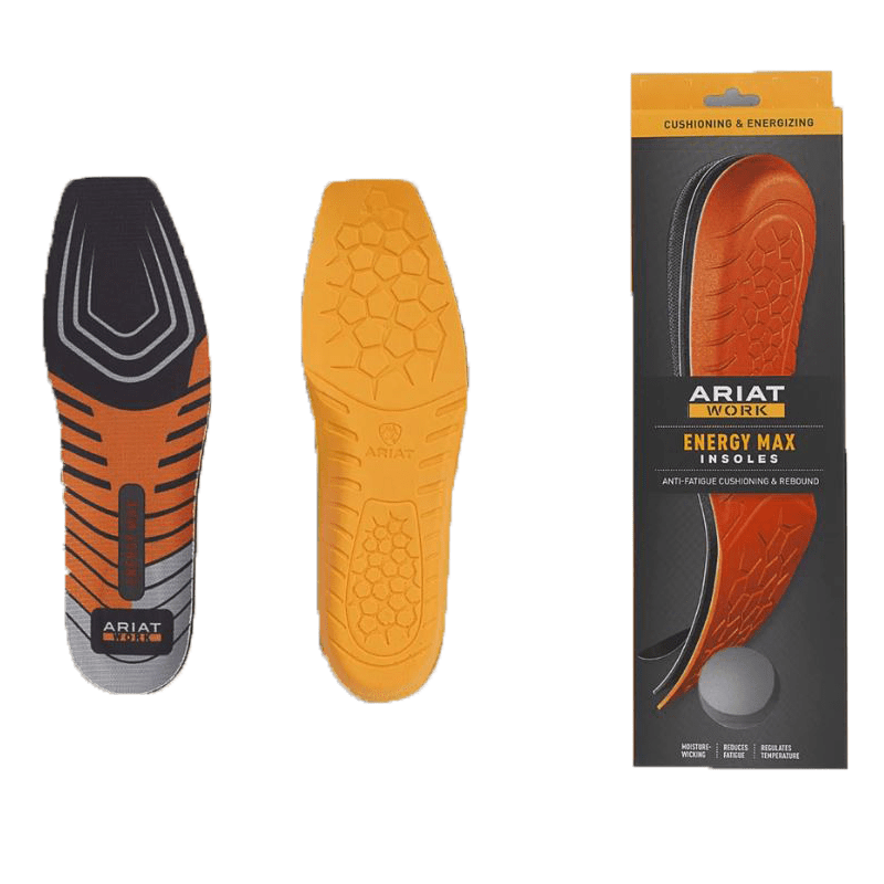 Ariat Men's Energy Max Wide Square Toe Multicolor Insoles