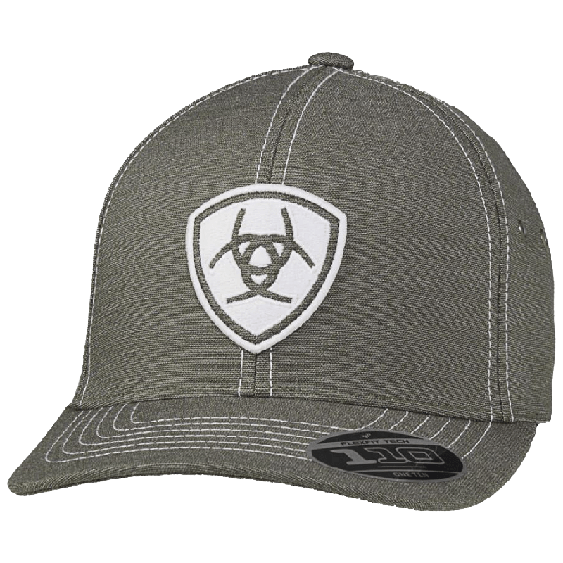 Ariat Grey & White Embroidered Logo Cap