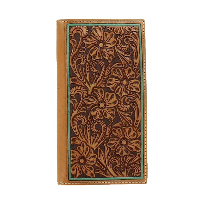 Ariat Rodeo Western Floral Embossed Wallet