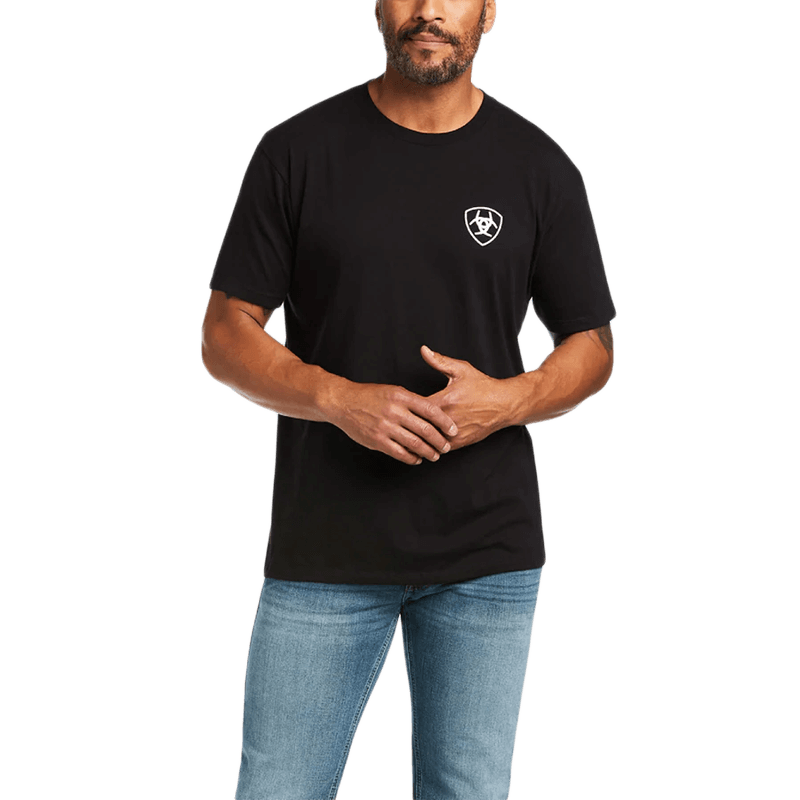 Ariat Men's Woodlands Short Sleeve Black T-Shirt