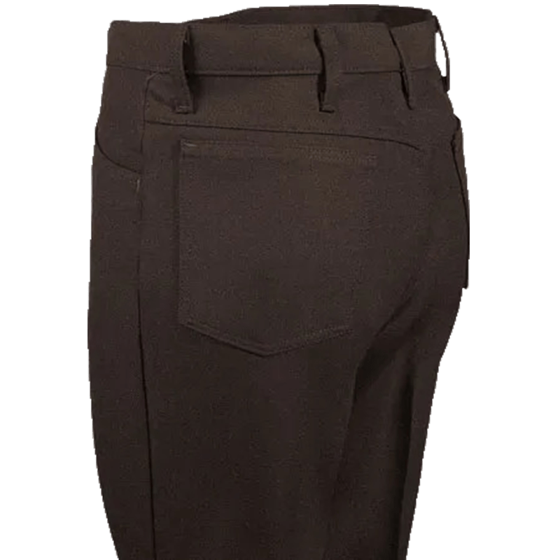 Wrangler Men's Heather Brown Stretch Twill Dress Jeans