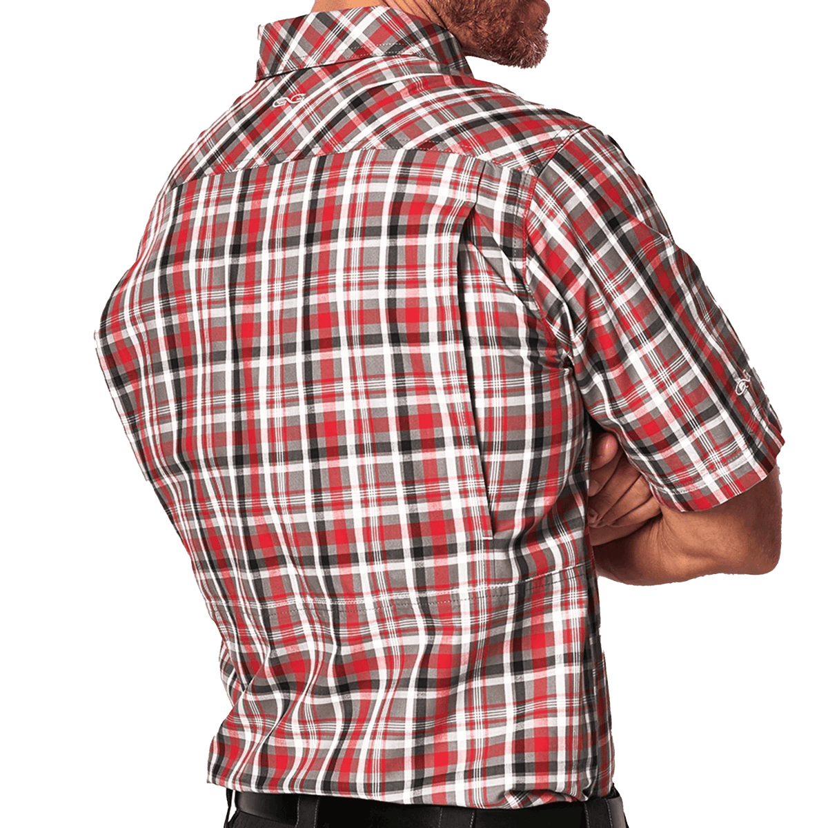 Gameguard Men's Plaid Red Shirt