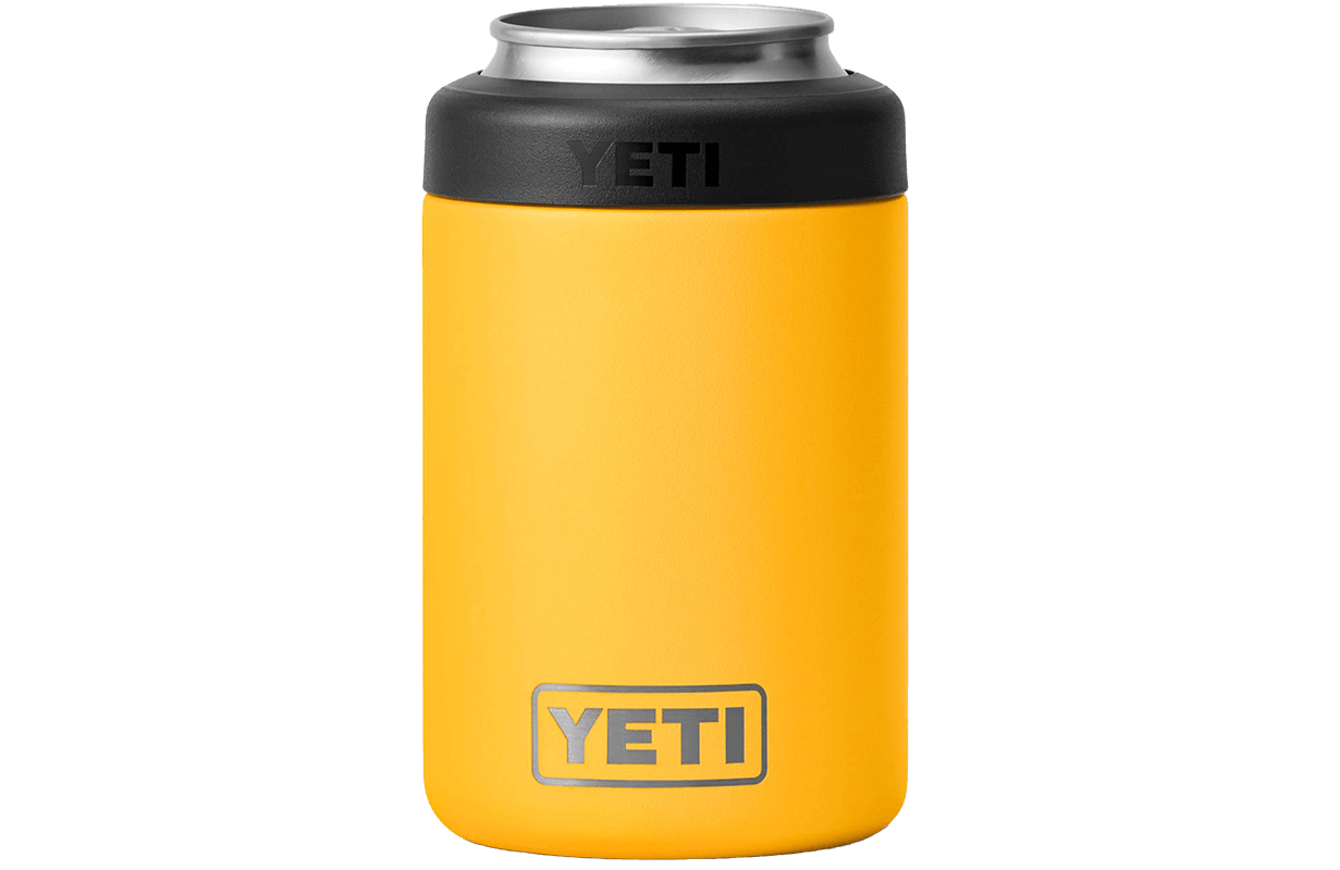 YETI Alpine Yellow Rambler 12 oz Colster Slim Can Cooler