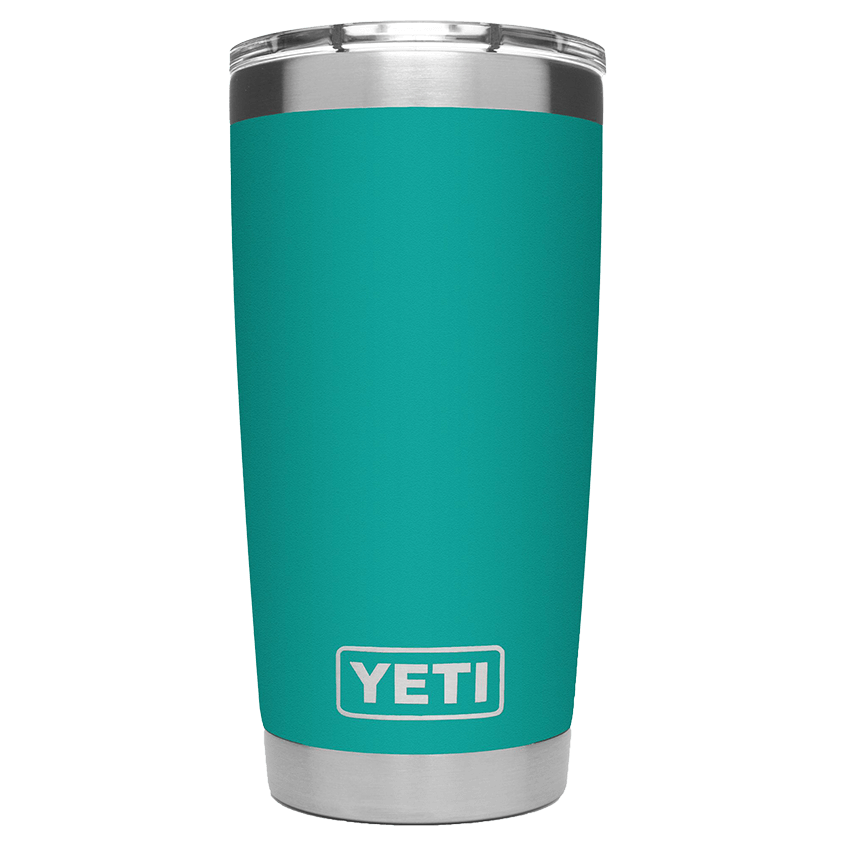 Yeti Rambler 20oz Stainless Steel Aquifer Blue Tumbler