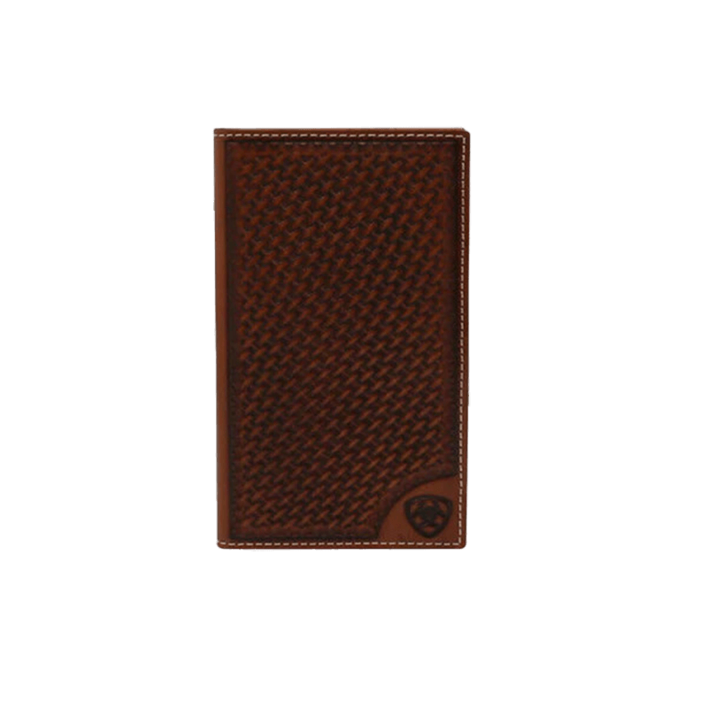 Ariat Brown Tan Rodeo Bifold Wallet