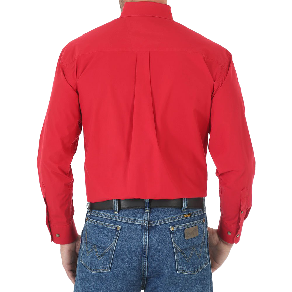 Wrangler George Strait Red Solid Shirt