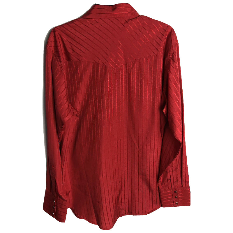 Wrangler Silver Edition Red Western Shirt