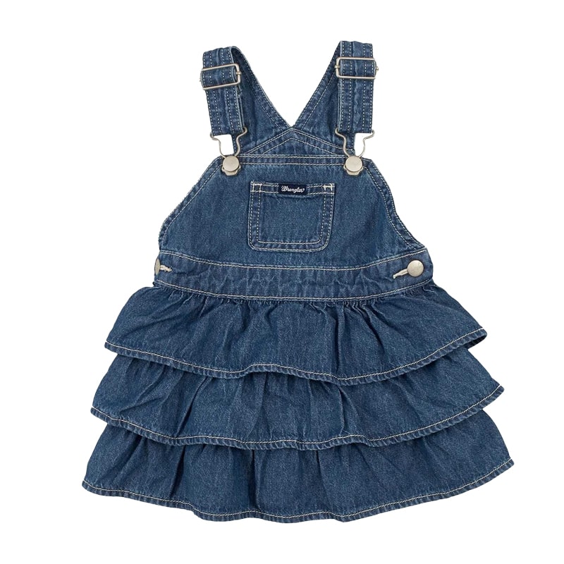 Wrangler Infant Girl's Skirtall Blue Overall