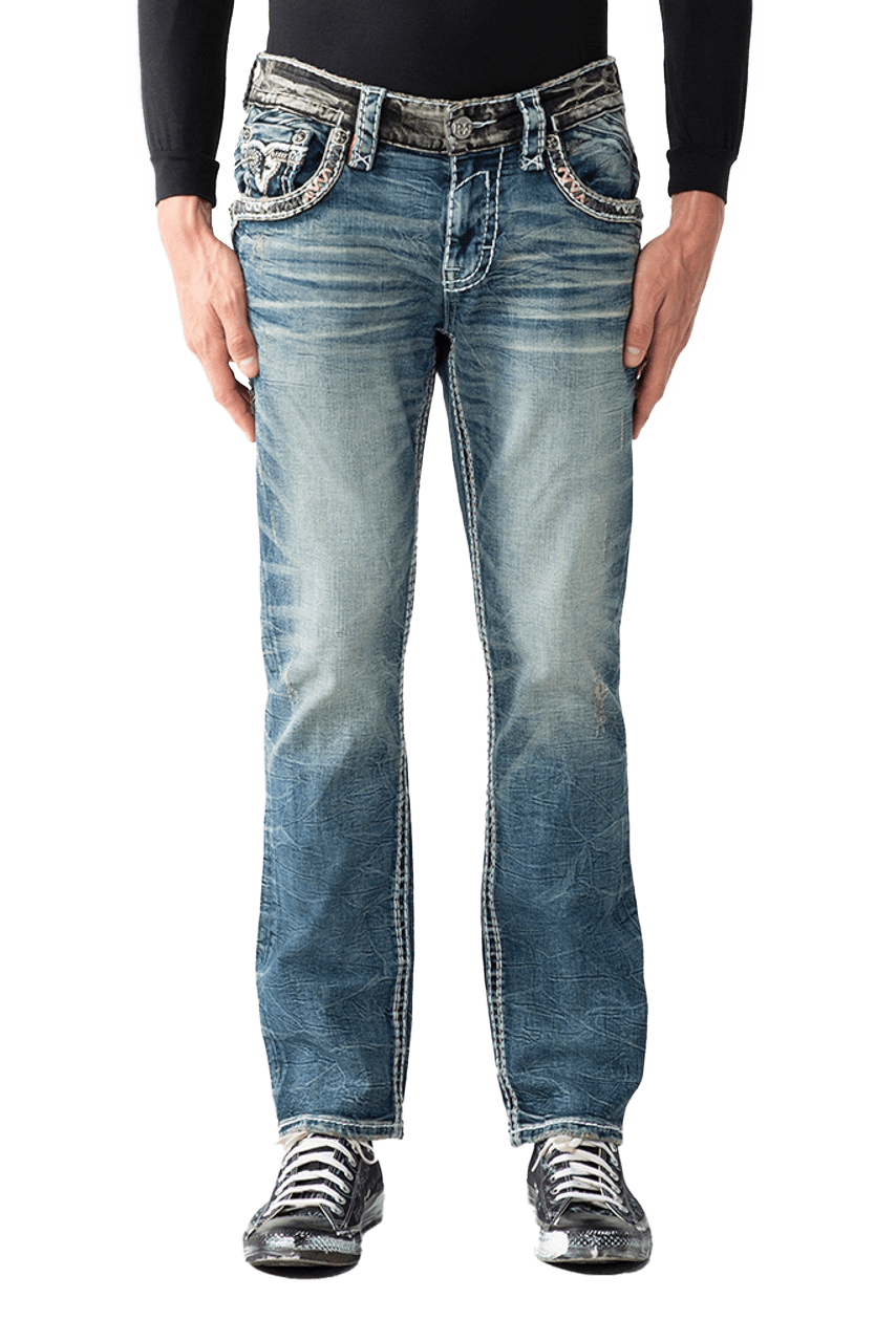 Cheap rock revival jeans mens on sale