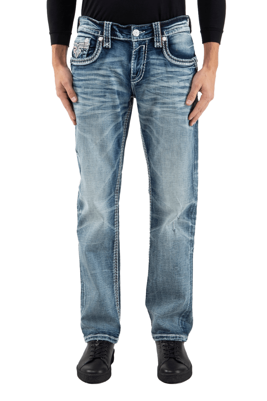 Popular Rock Revival jeans men